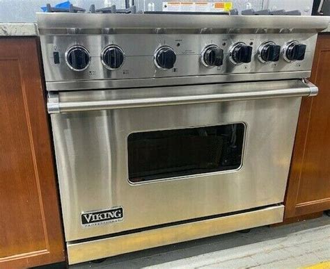 used viking 36 gas range